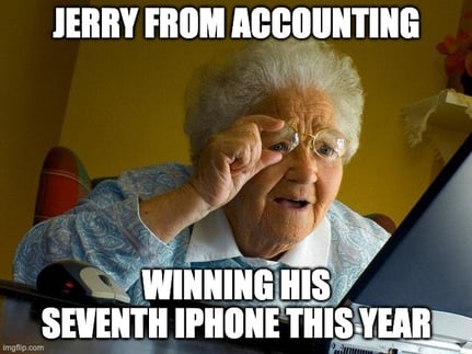 jerry from accounting old lady email phishing meme