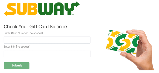 Subway-gift-card-balance-check