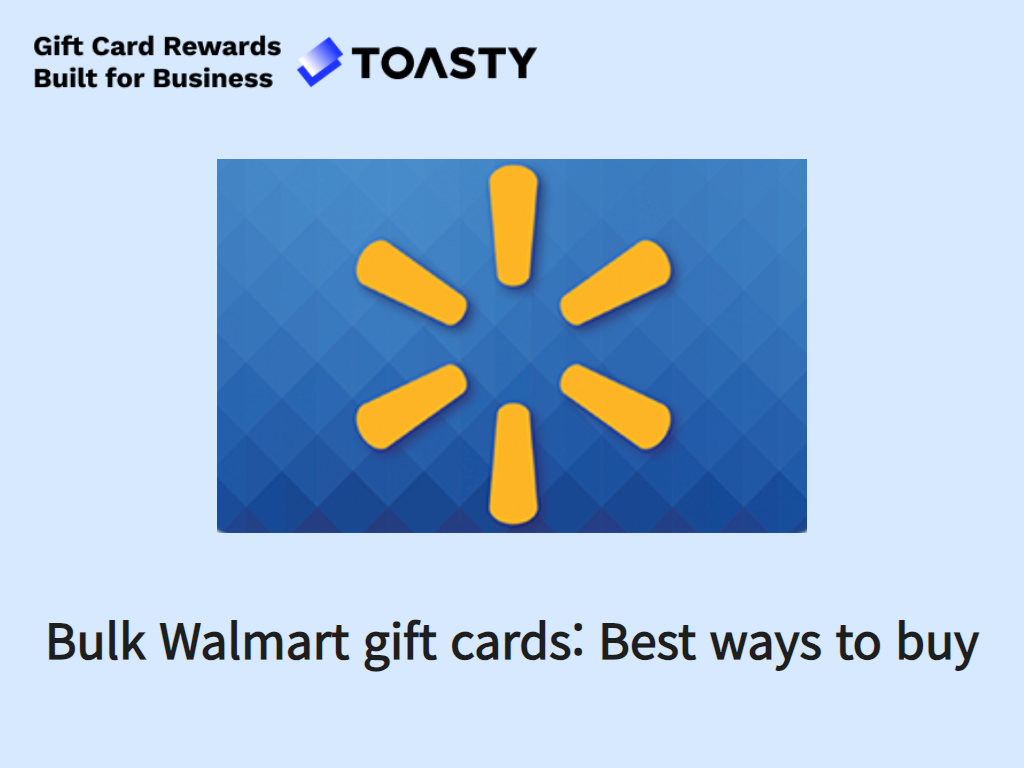 Bulk Walmart Gift Cards: Best Ways To Buy