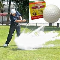 EXPLODING GOLF BALL ~ Smoke Dust Cloud - Magic Trick Funny Gag Joke ...