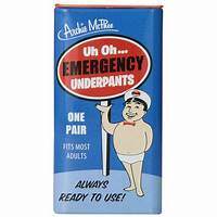 Uh Oh.. Novelty Fun Gag Gift Emergency Underpants Underwear Centre ...