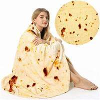 Burrito Tortilla Blanket 47 inches for Adult and Kids, Funny Realistic ...